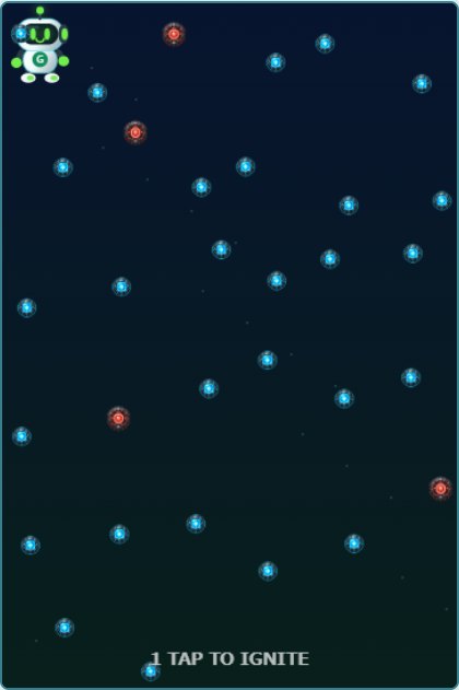 チェインボムの実際のプレイ画面
